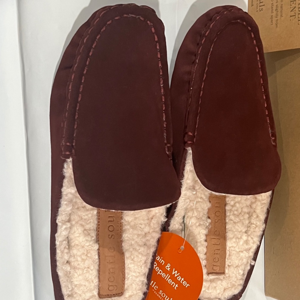 NIB Gentle Souls Mina Driver Mule Cozy by Kenneth Cole INDOOR OUTDOOR SHOES - Picture 14 of 14